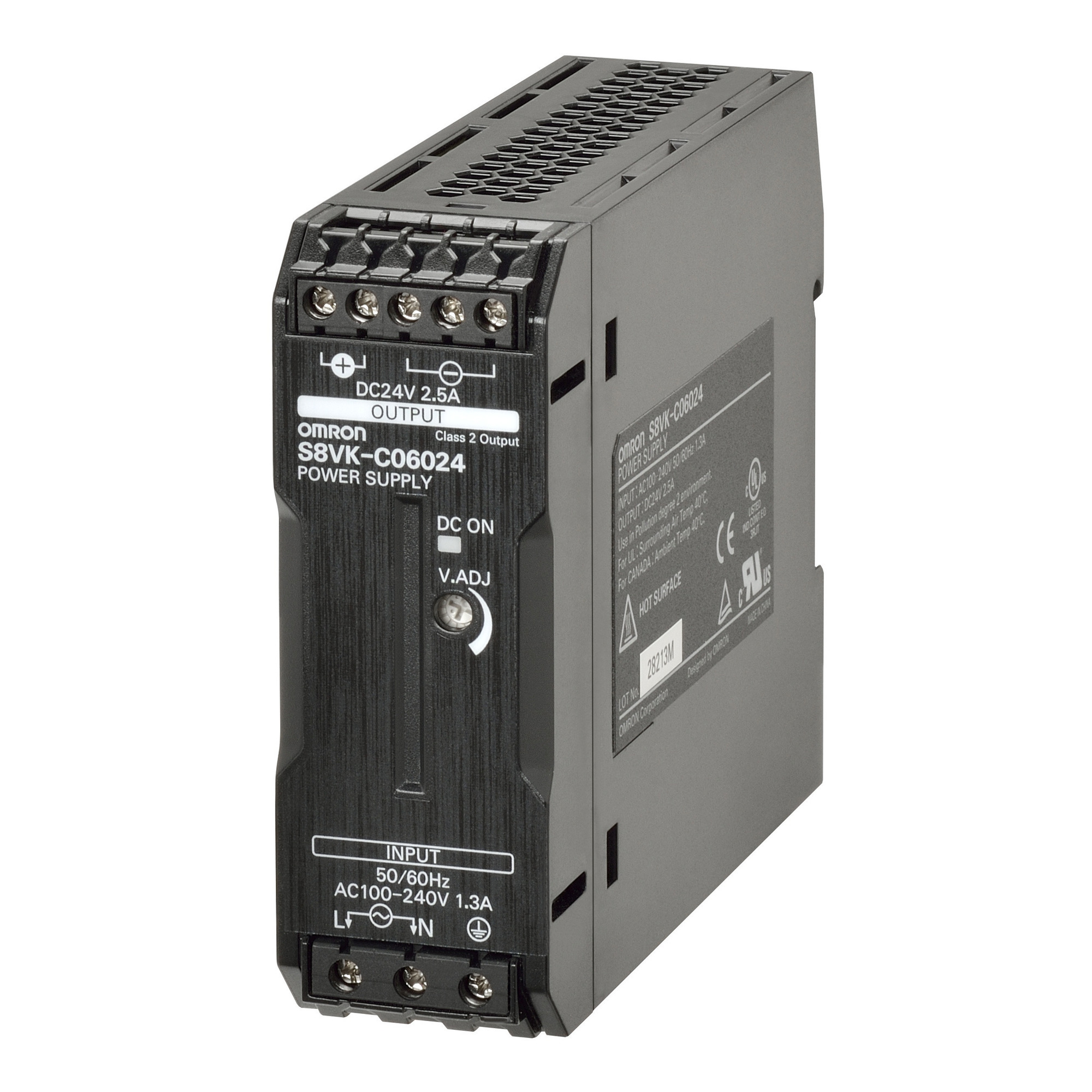 S8VK-C06024 OMRON - Alimentatore: impulsi | per guida DIN; 60W; 24VDC