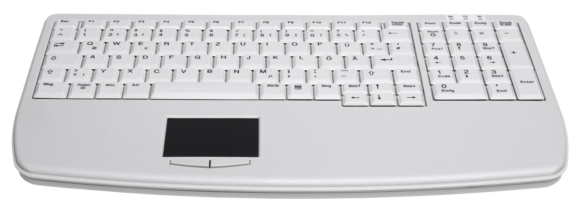 compact PC-keyboard with touchpad, AK-7410-G – Ateg Automation GmbH