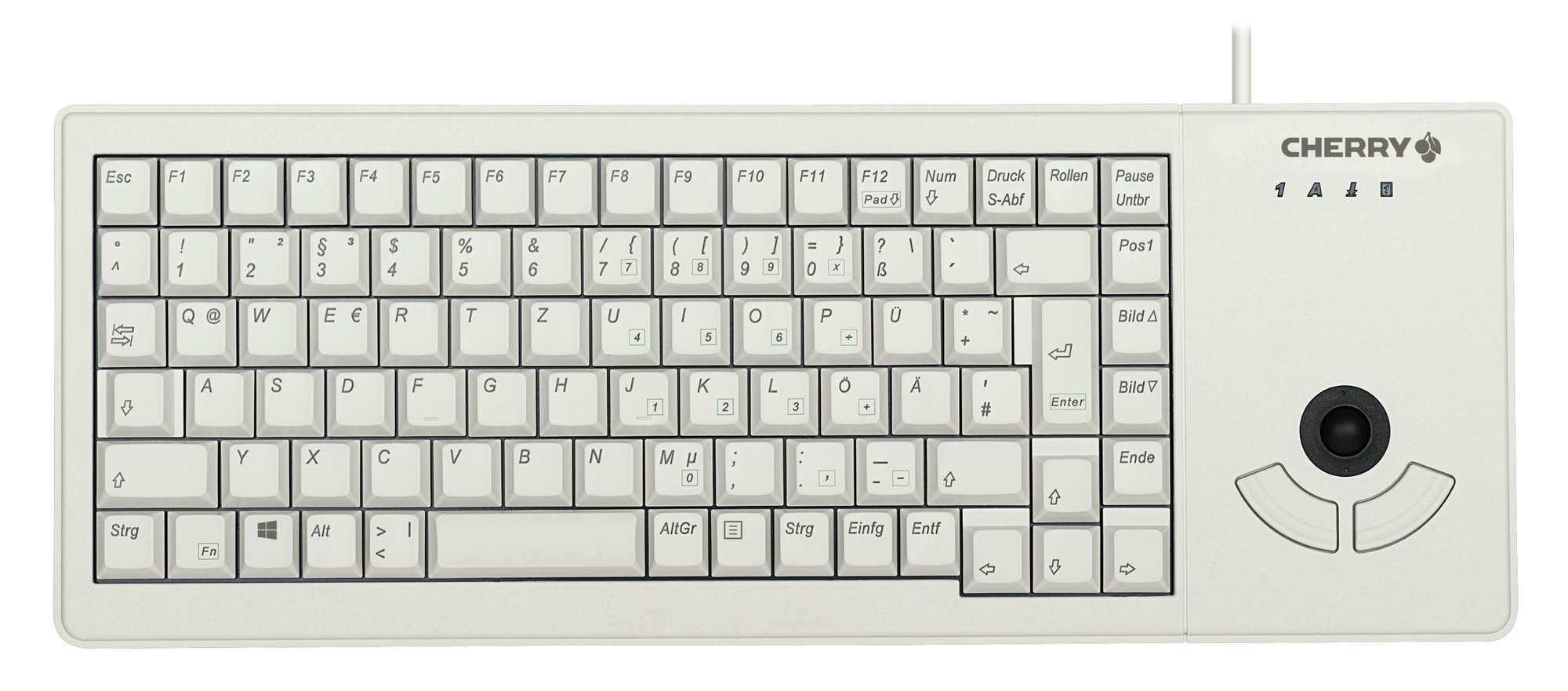 XS Trackball Keyboard G84-5400, G84-5400 – Ateg Automation GmbH